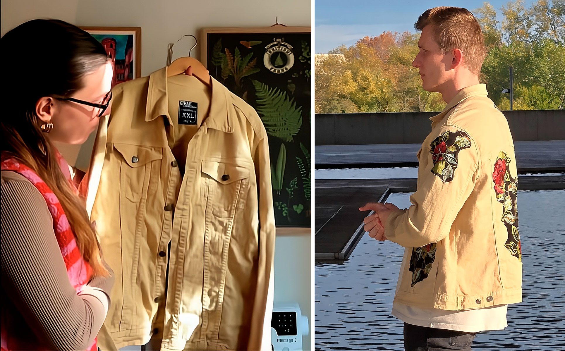 veste avant / après