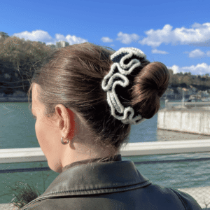 Chouchou en crochet - océan