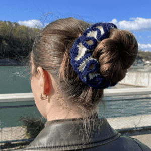Chouchou en crochet - mer
